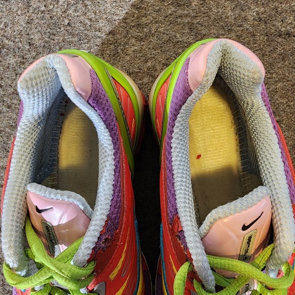 Nike Shox Go Multicolor Red Green Purple Running Shoes Sz 8.5 No Insoles *RARE* - Picture 11 of 16